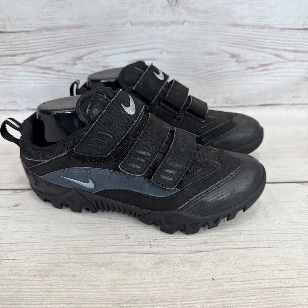 VINTAGE Nike ACG Kato 3 Road Cycling Shoes Sneaker Women's 8 Black 3 Straps